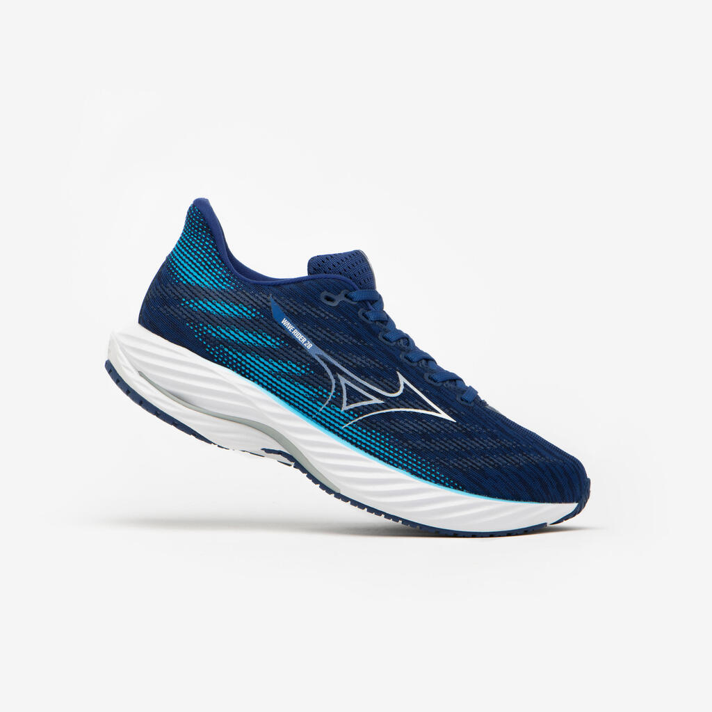 MEN'S WAVE RIDER 28 RUNNING SHOES - BLUE